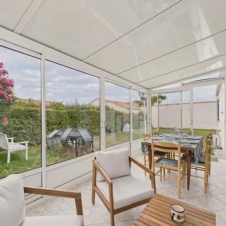 Jardin Et Veranda - Maison 4 Adultes 2 Enfants * Saint-Hilaire-de-Riez