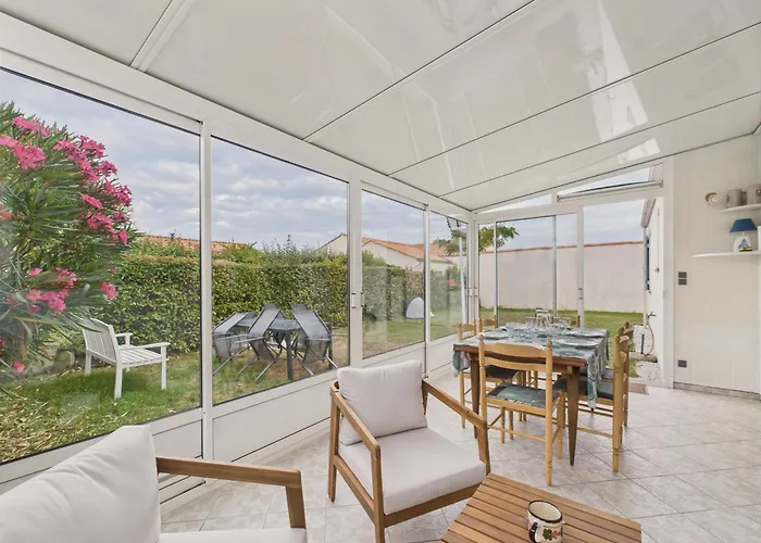 Jardin Et Veranda - Maison 4 Adultes 2 Enfants * Saint-Hilaire-de-Riez