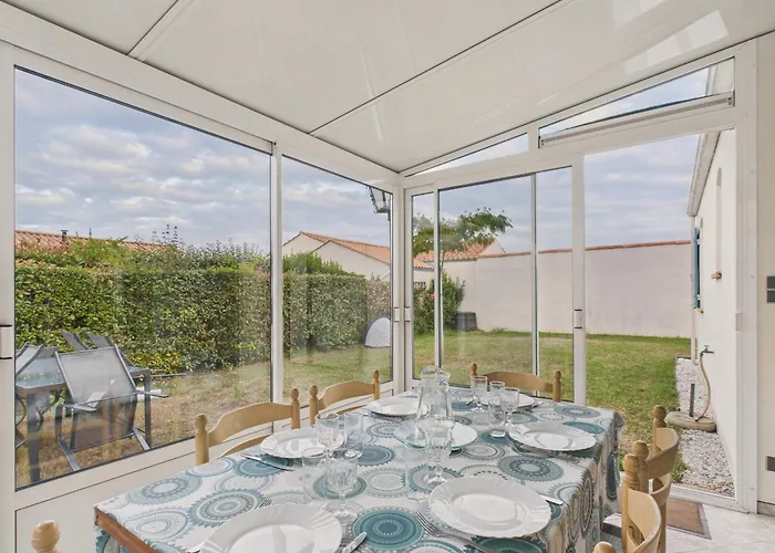 Ferienhaus Jardin Et Veranda - Maison 4 Adultes 2 Enfants