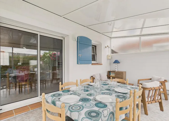 Jardin Et Veranda - Maison 4 Adultes 2 Enfants Ferienhaus *