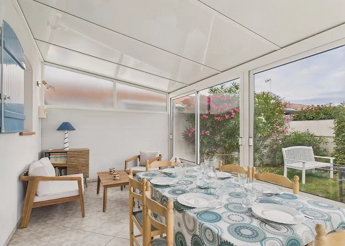 Jardin Et Veranda - Maison 4 Adultes 2 Enfants Ferienhaus